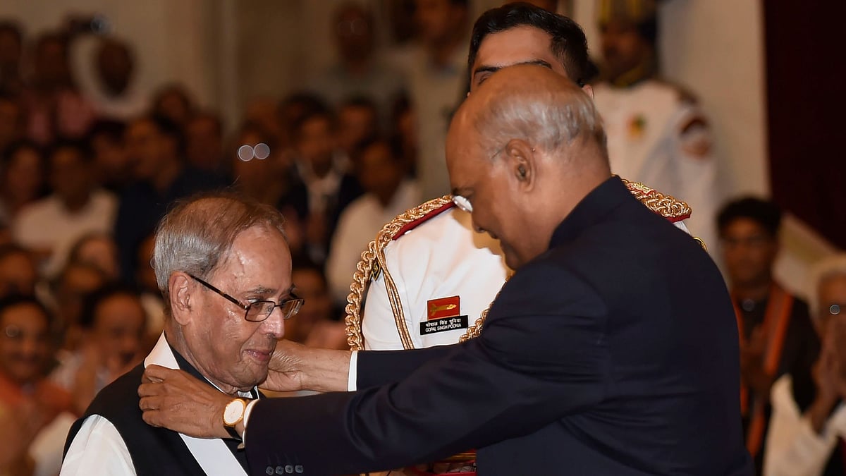 Former President Pranab Mukherjee was conferred India’s highest civilian award, Bharat Ratna.