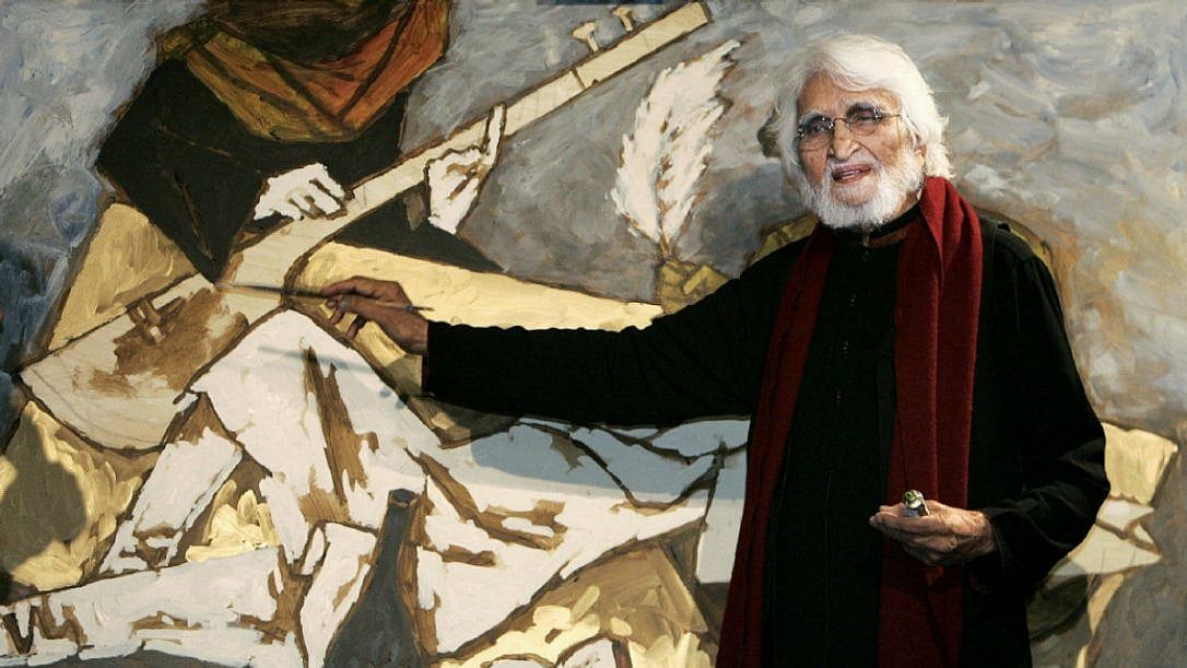 Image of late painter MF Hussain used for representational purposes.
