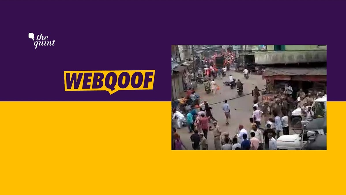 The video is from Rajasthan’s Gangapur city after some unidentified people pelted stones at a VHP Rally.