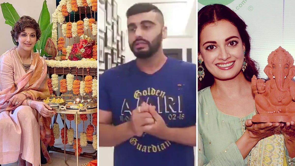 Bollywood celebs wish their fans on Ganesh Chaturthi.