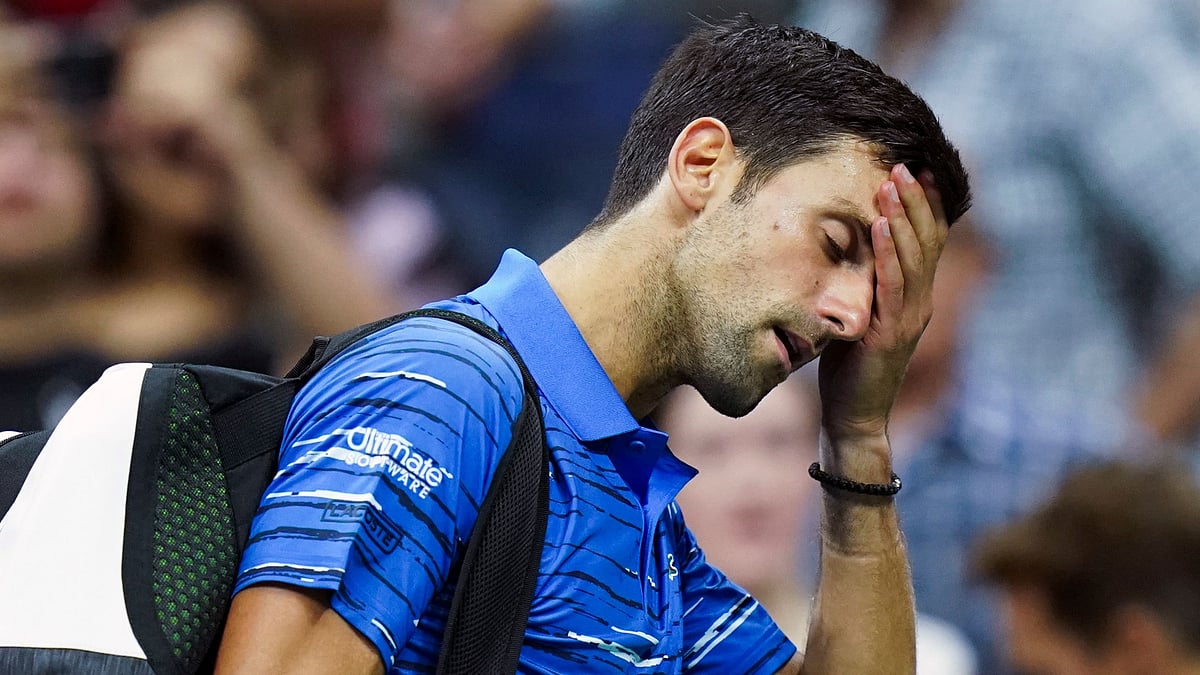 Djokovic admitted he has been hurting for weeks without detailing how or when the injury took place.