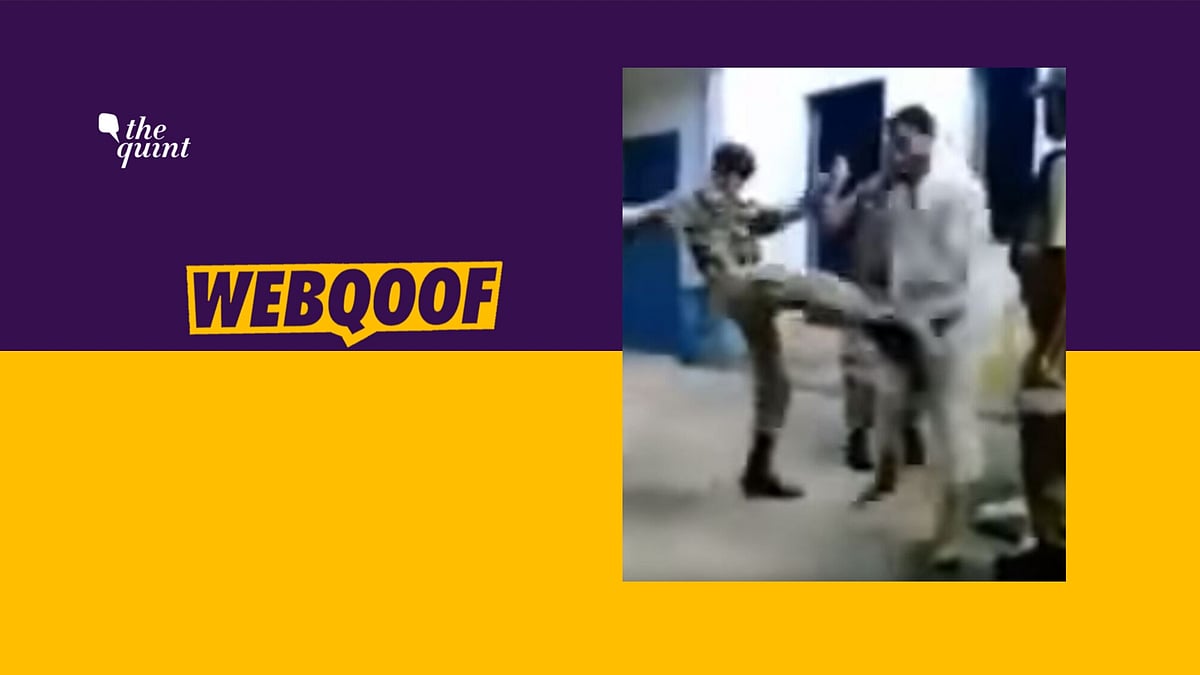 This video is being shared with a claim that it is from Jammu and Kashmir and shows “Indian Army’s brutality against the Muslims”.