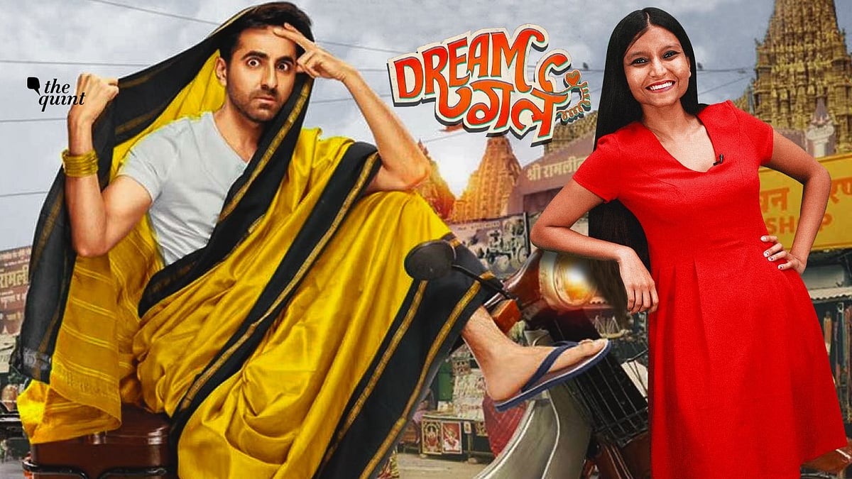 Ayushmann Khurrana in<i> </i>a poster for<i> Dream Girl</i>.