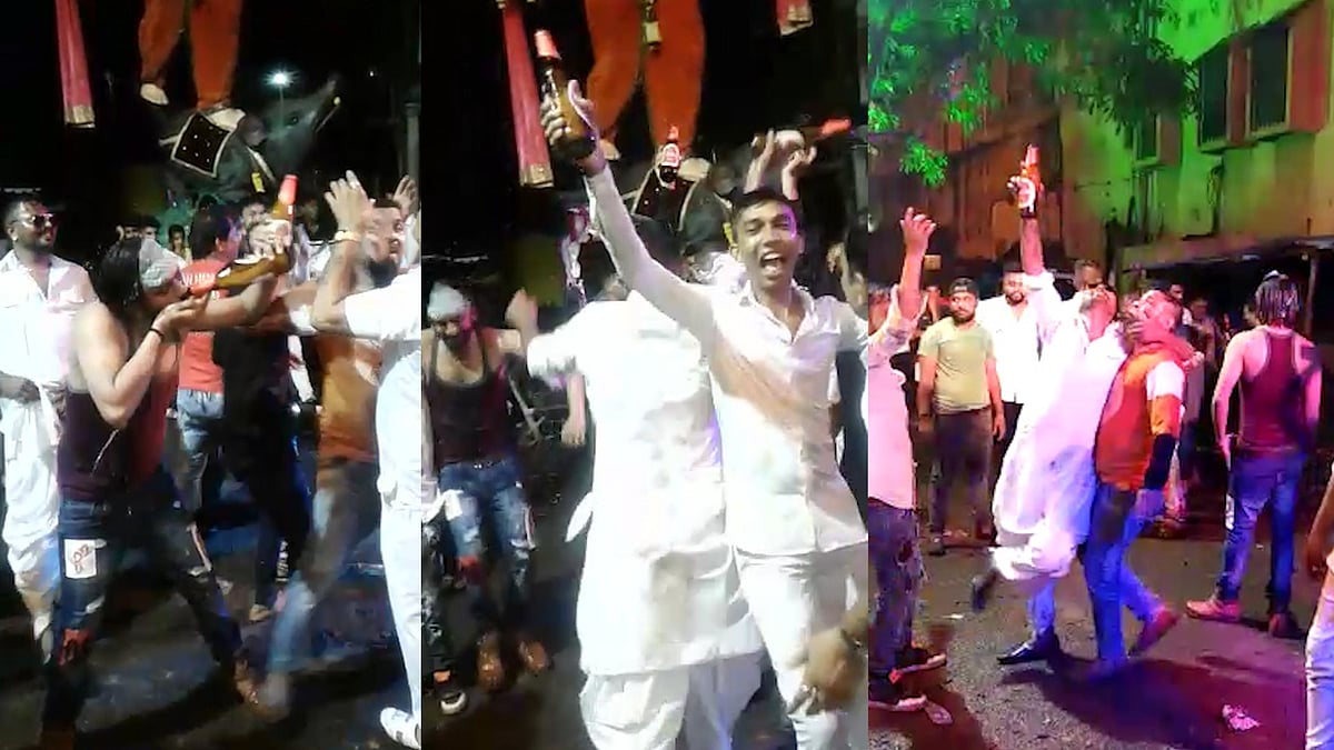 According to Assistant Commissioner of Police (ACP) JK Pandya, the Ganesh Idol procession was taken out by Shiv Ganesh Yuvak Mandal in Golwad area Surat.