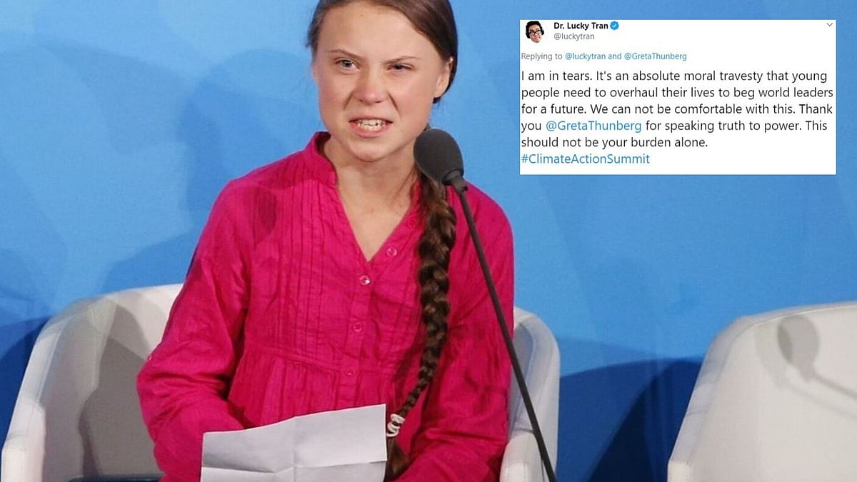Twitter breaks after Greta Thunberg’s speech at UN.