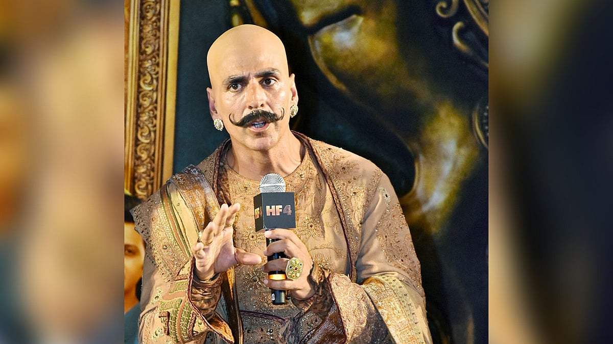 Akshay Kumat at the <i>Housefull 4</i> trailer launch.
