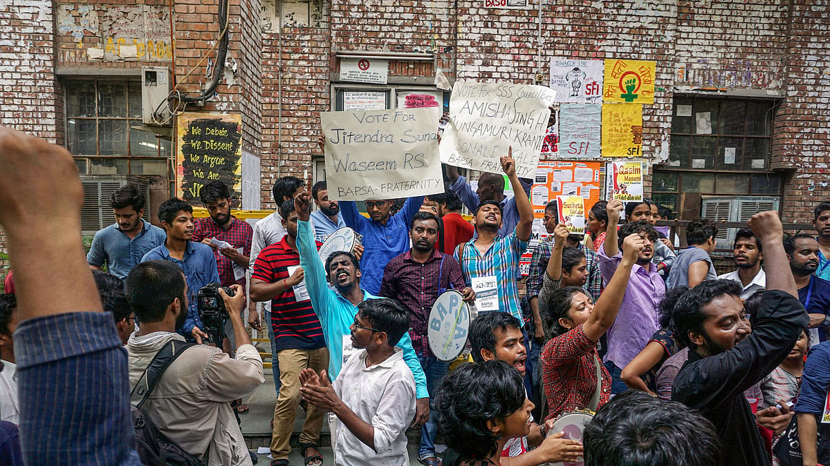 The counting of votes was held for the Jawaharlal Nehru University Students’ Union (JNUSU) polls amidst high drama over the last two days.