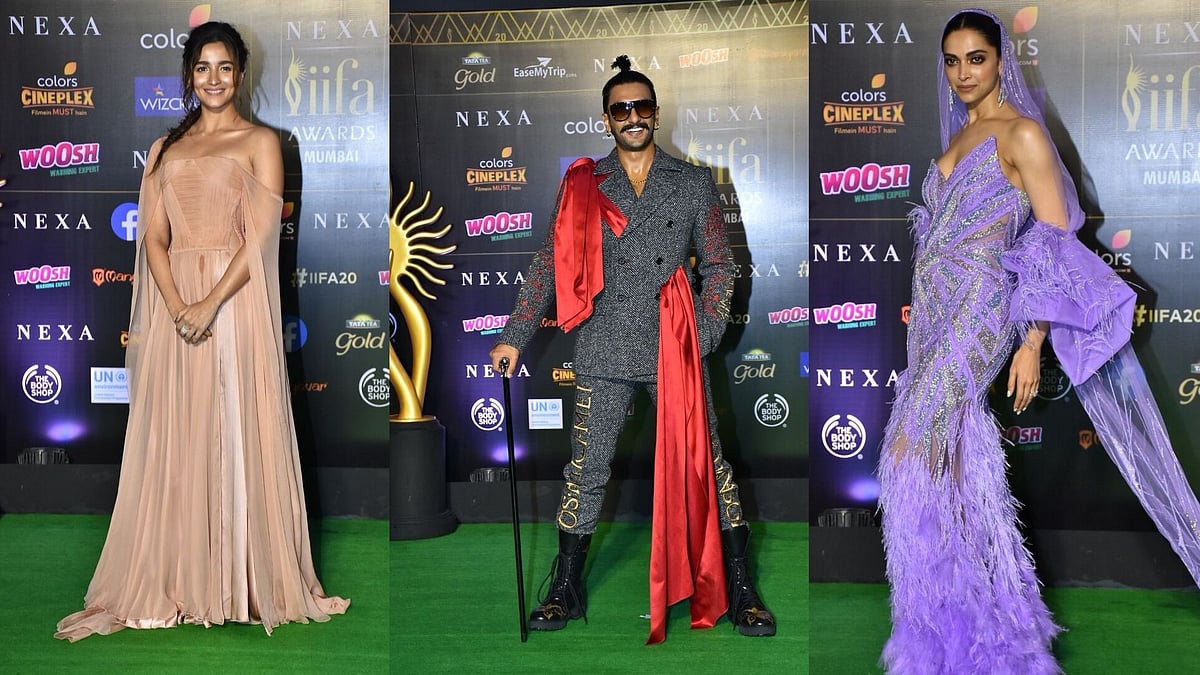 Alia Bhatt, Ranveer Singh, Deepika Padukone at IIFA Awards 2019