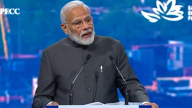 PM Narendra Modi is on a two-day visit to Russia.