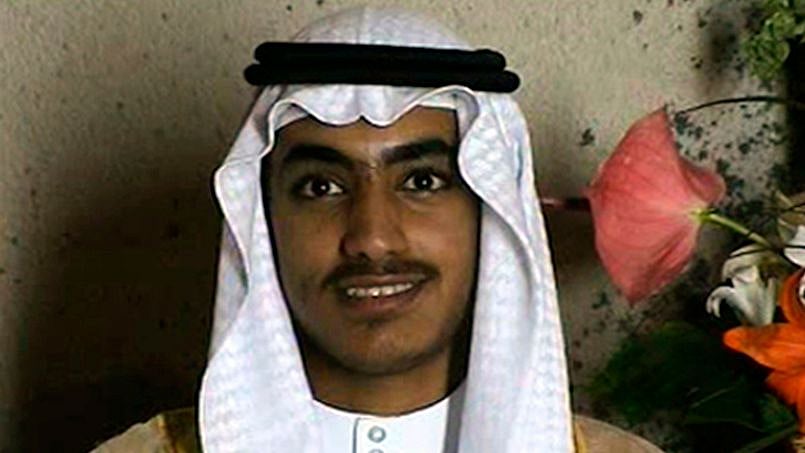 In this image from a video released by the CIA, Hamza bin Laden, the son of of the late al-Qaida leader Osama bin Laden, is seen as an adult at his wedding.