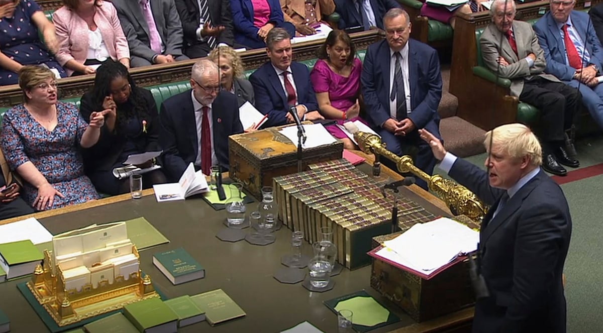 Parliament delivered Johnson his third defeat in two days and turned down a motion triggering a vote.