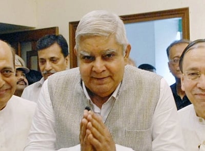 Jagdeep Dhankar. (File Photo: IANS)