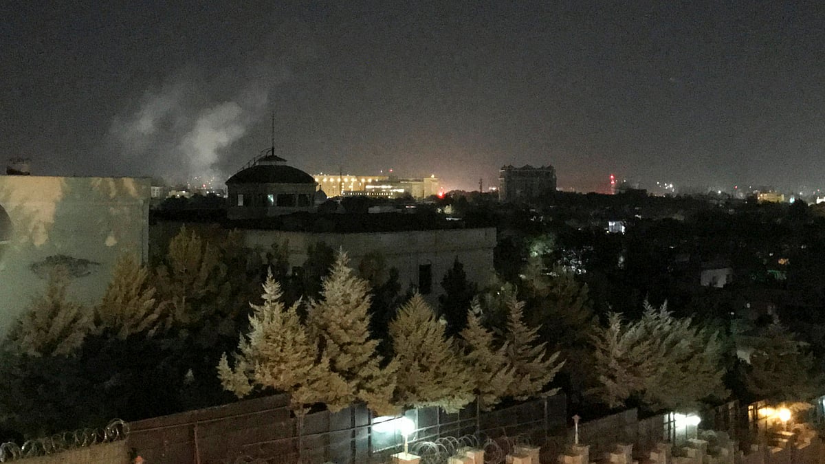 A blast was heard shortly after midnight on the anniversary of the 9/11 attacks.   