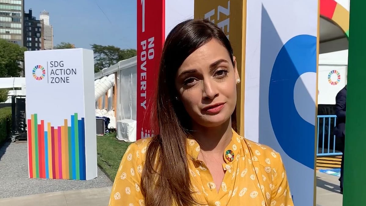 Dia Mirza represents India at UN Climate Action Summit 2019. 