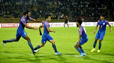 The draw against Asian champions Qatar in the World Cup qualifier saw pundits and football fans across the country hailing the Blue Tigers. While the top-class show against the highest ranked Asian outfit came as a pleasant surprise, the question that followed was whether the Indian team can consistently replicate such a performance against other top footballing nations. And former India midfielder Jo Paul Ancheri believes they can thanks to the Indian Super League (ISL). (Photo: IANS)
