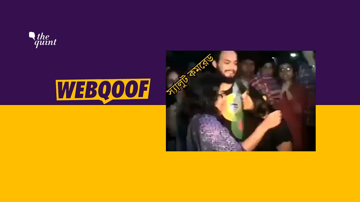 A video falsely claimed that students of Jadavpur University celebrated harassment of Babul Supriyo.