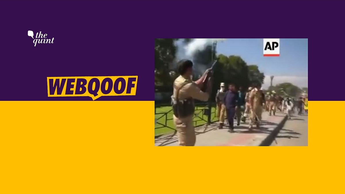 The incident had taken place in 2018 and the video was originally posted by the news agency Associated Press.