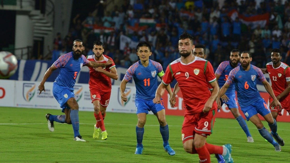 Oman scored two goals late in the second half to beat India 2-1 in  their opening fixture of the 2022 FIFA World Cup Qualifiers in September.