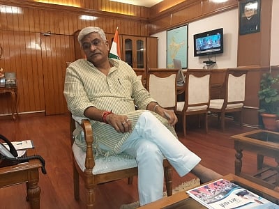Union Water Resources Minister Gajendra Singh Shekhawat. (File Photo: IANS)