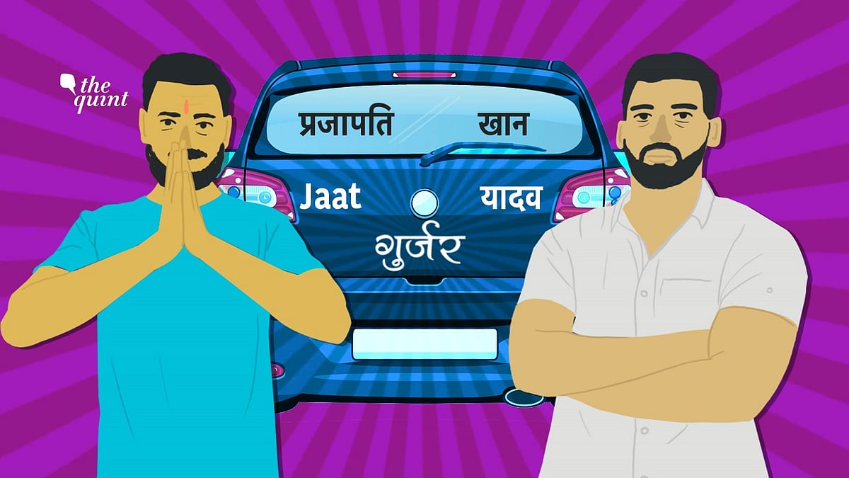 We tried understanding the reason behind growing trend of flashing caste labels on the road.