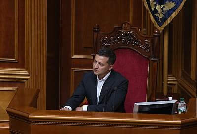 Ukrainian President Volodymyr Zelensky. (Photo by Sergey/Xinhua/IANS)