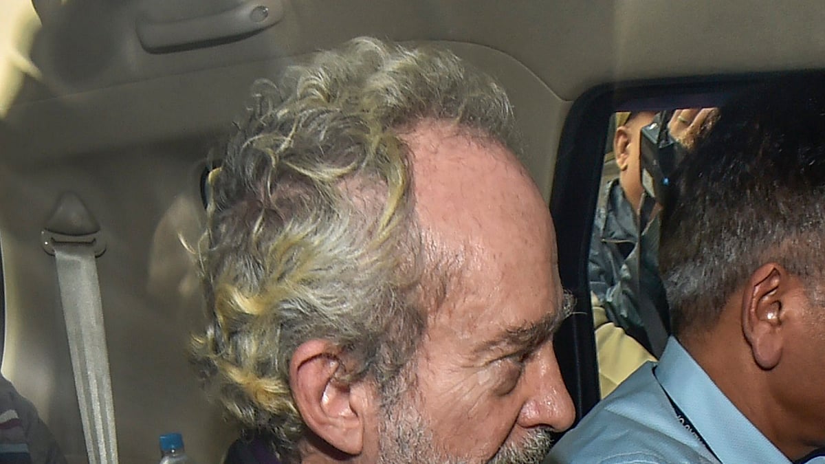 Christian James Michel, the alleged middleman extradited to India from UAE in connection with the AgustaWestland VVIP chopper scam.