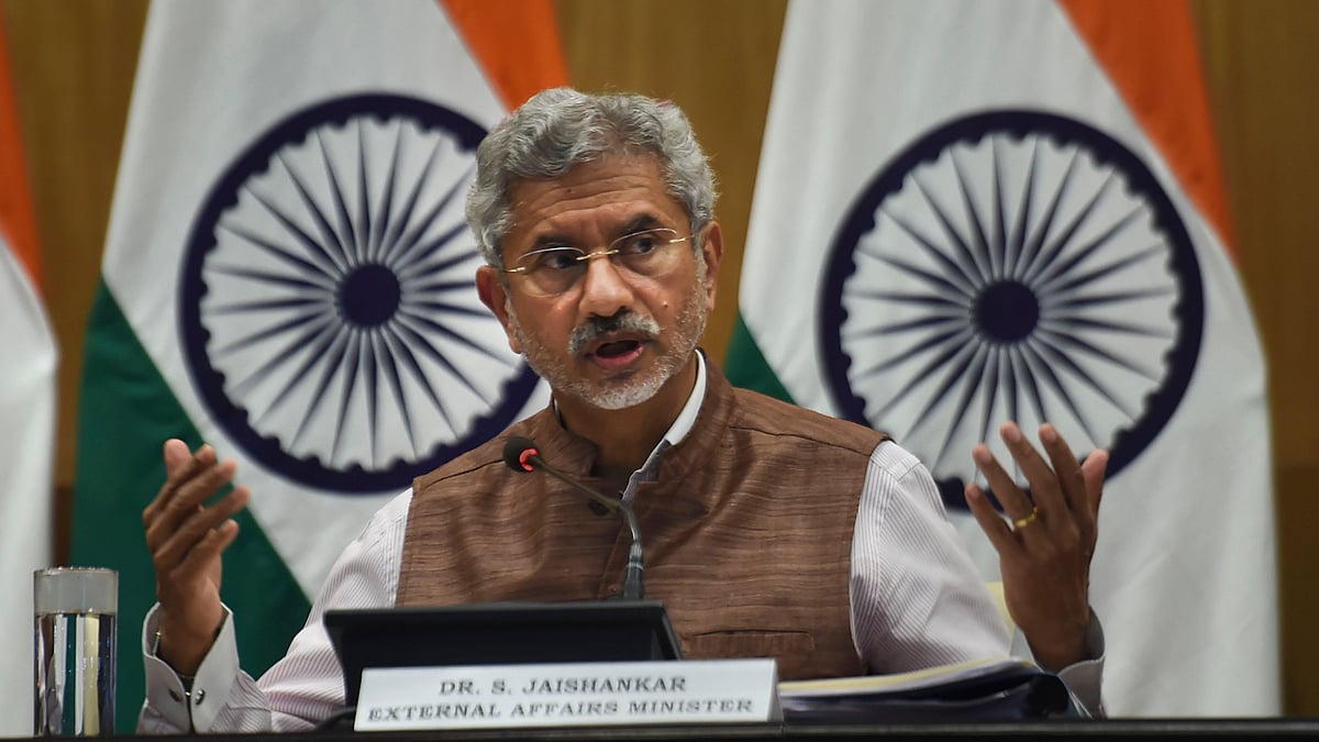 File image of External Affairs Minister S Jaishankar.
