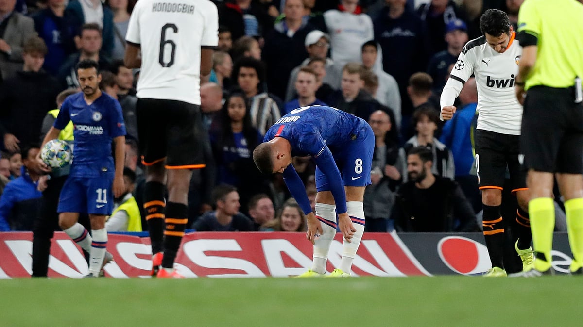Rodrigo allowed Valencia to shake off a week of upheaval behind the scenes to clinch a 1-0 victory at Chelsea in the Champions League.