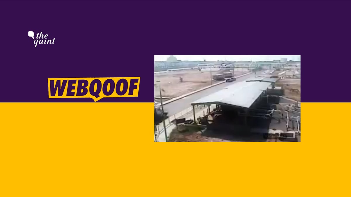 A viral video falsely claimed that it is from Aramco oil refinery blast in Saudi Arabia.