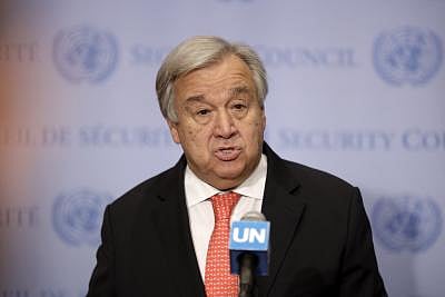 United Nations Secretary-General Antonio Guterres. (Xinhua/Li Muzi/IANS)