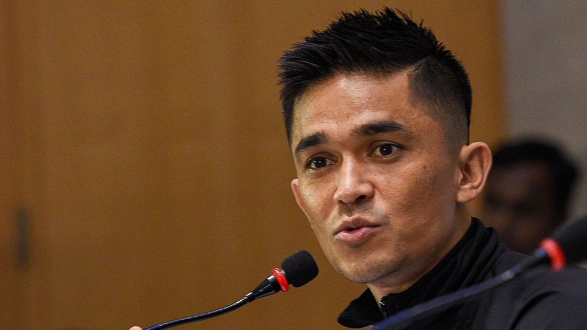 File photo of Sunil Chhetri.