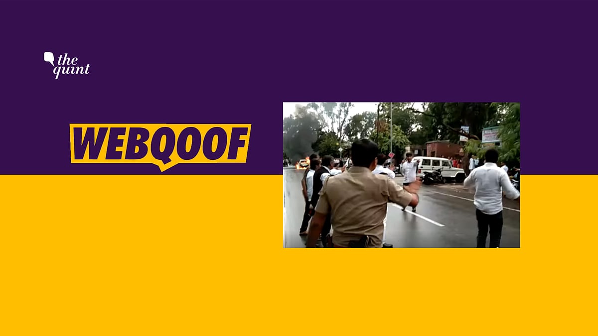 A viral video on social media falsely claimed that the man seen in the video was fined with Rs 35,000.