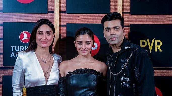 Kareena Kapoor Khan, Alia Bhatt and Karan Johar at Jio MAMI Film Festival Movie Mela. 