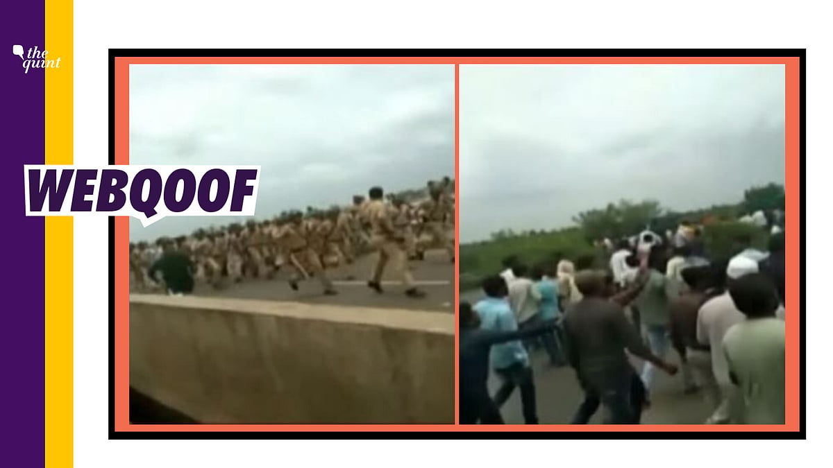 Video of Maratha agitation in 2018 is being circulated on WhatsApp with the claim that it is from Assam. 