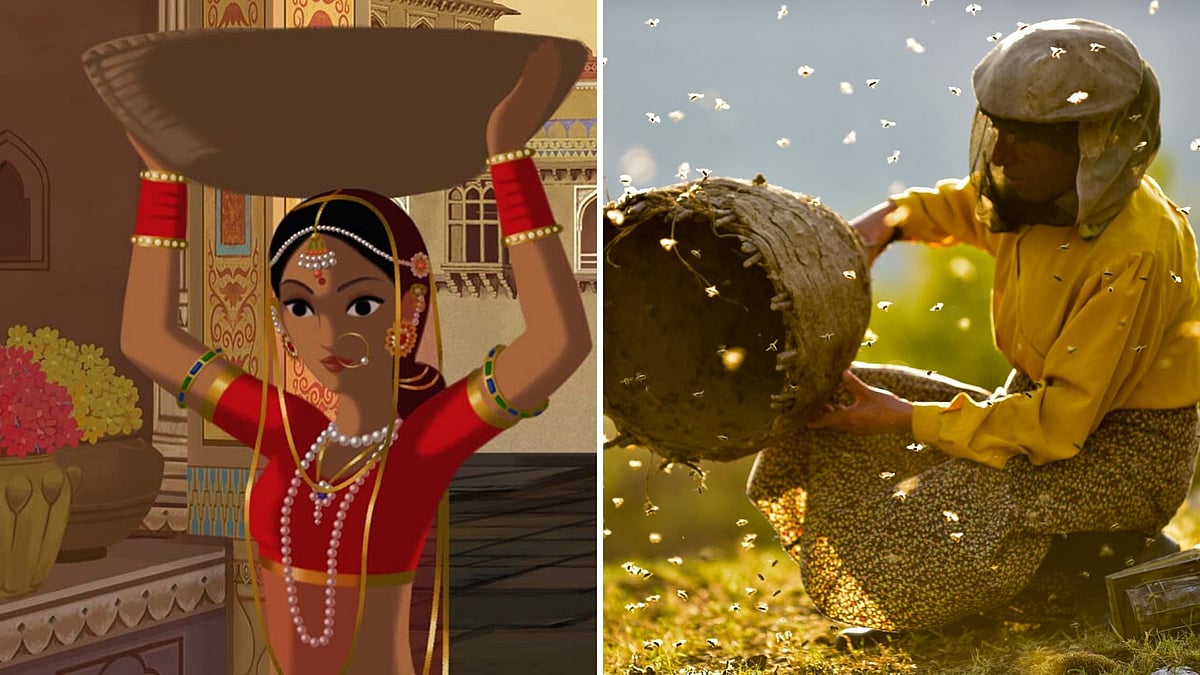 Posters of <i>Bombay Rose </i>and <i>Honeyland</i>