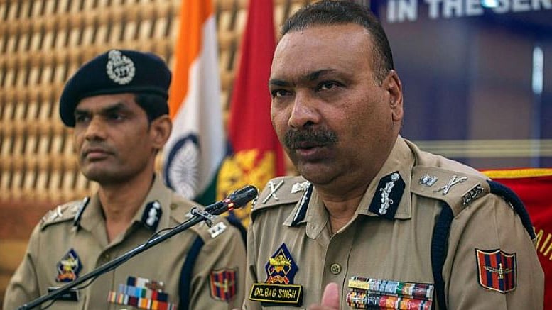 Jammu and Kashmir DGP Dilbagh Singh.