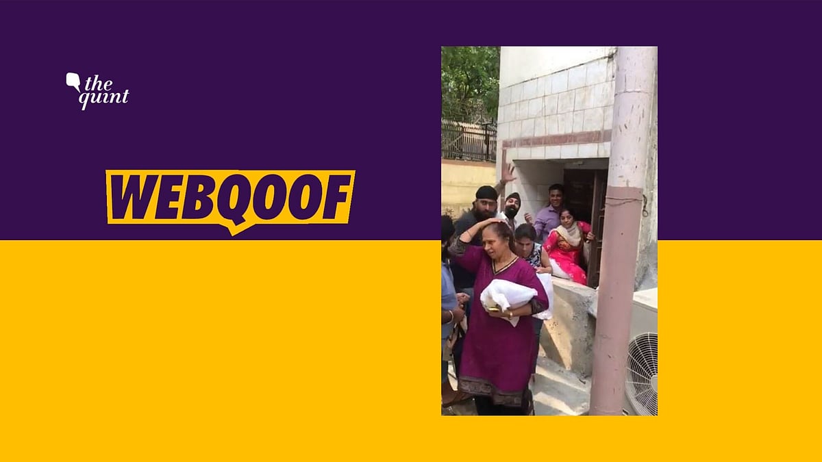 Screenshot of the viral video. 