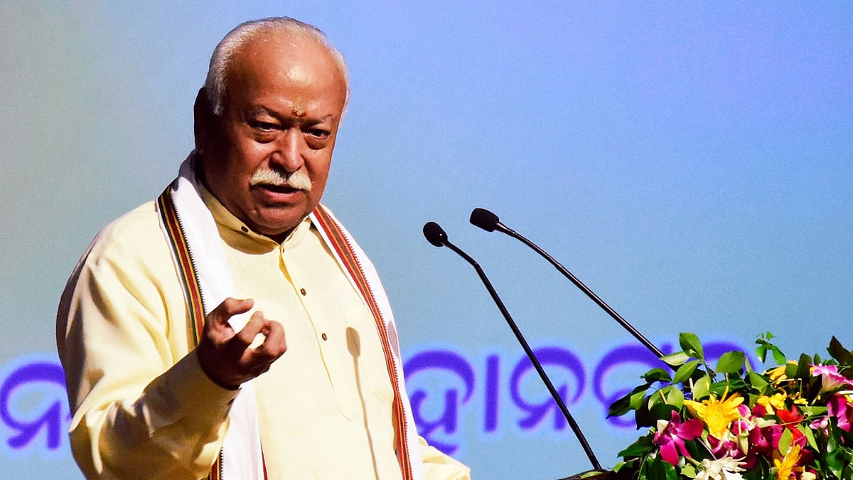 RSS chief Mohan Bhagwat.
