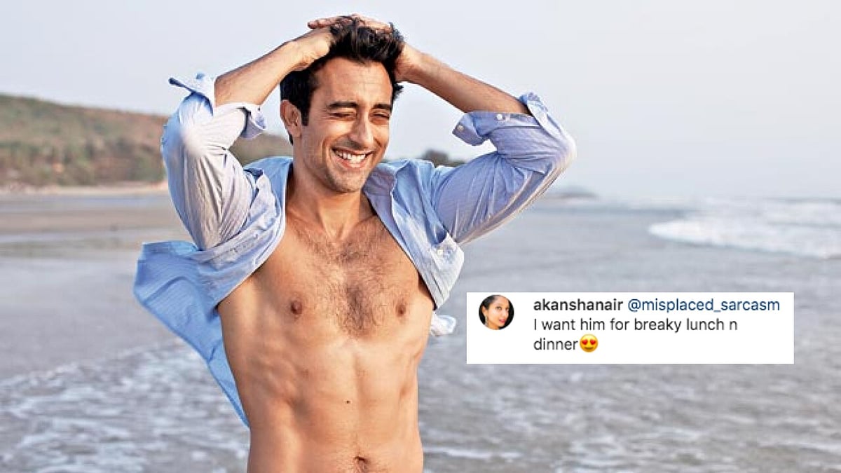 Rahul Khanna reacts to comments on his Instagram account. 