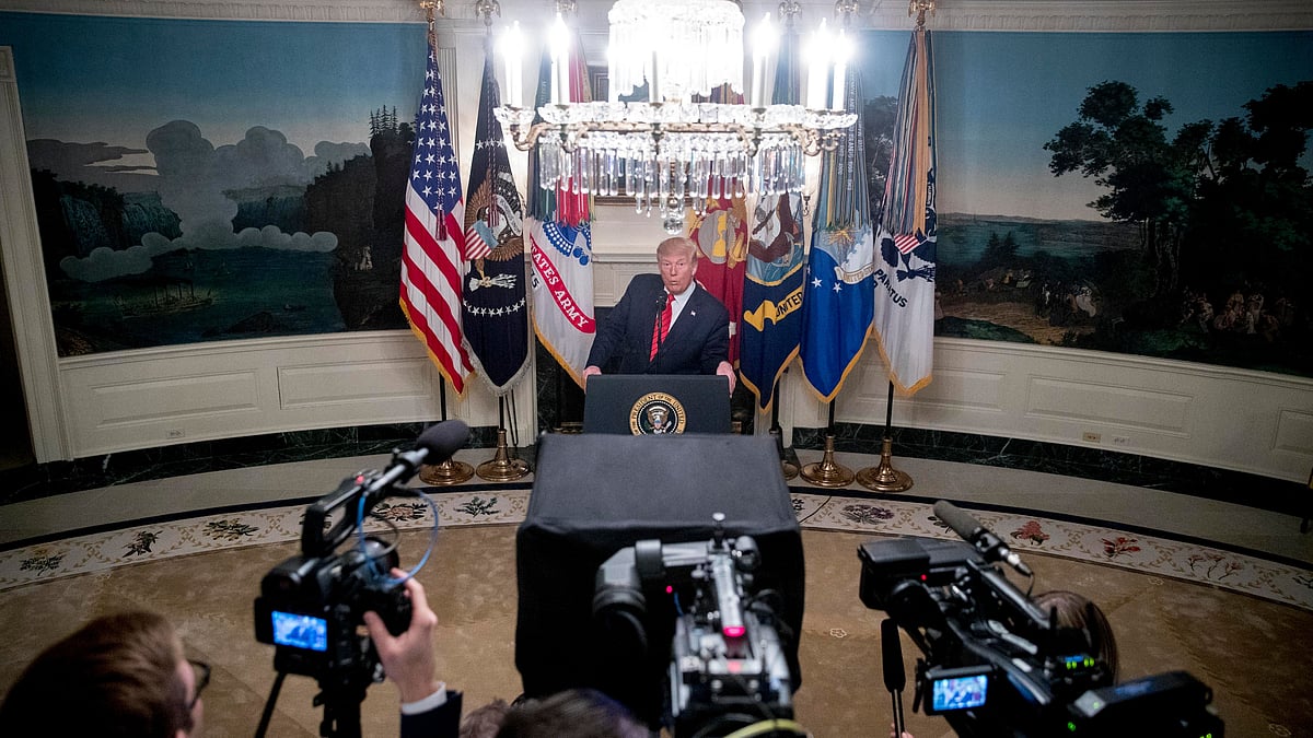 US President Donald Trump announces the killing of Abu Bakr al-Baghdadi during a white house address.
