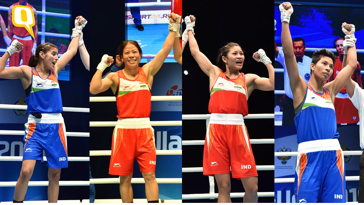 Manju Rani, Mary Kom, Jamuna Boro and Lovlina Borgohain entered the semifinals of the World Boxing Championships.