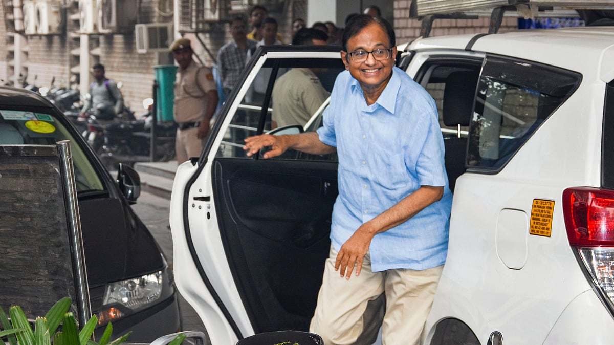 Senior Congress leader P Chidambaram. 