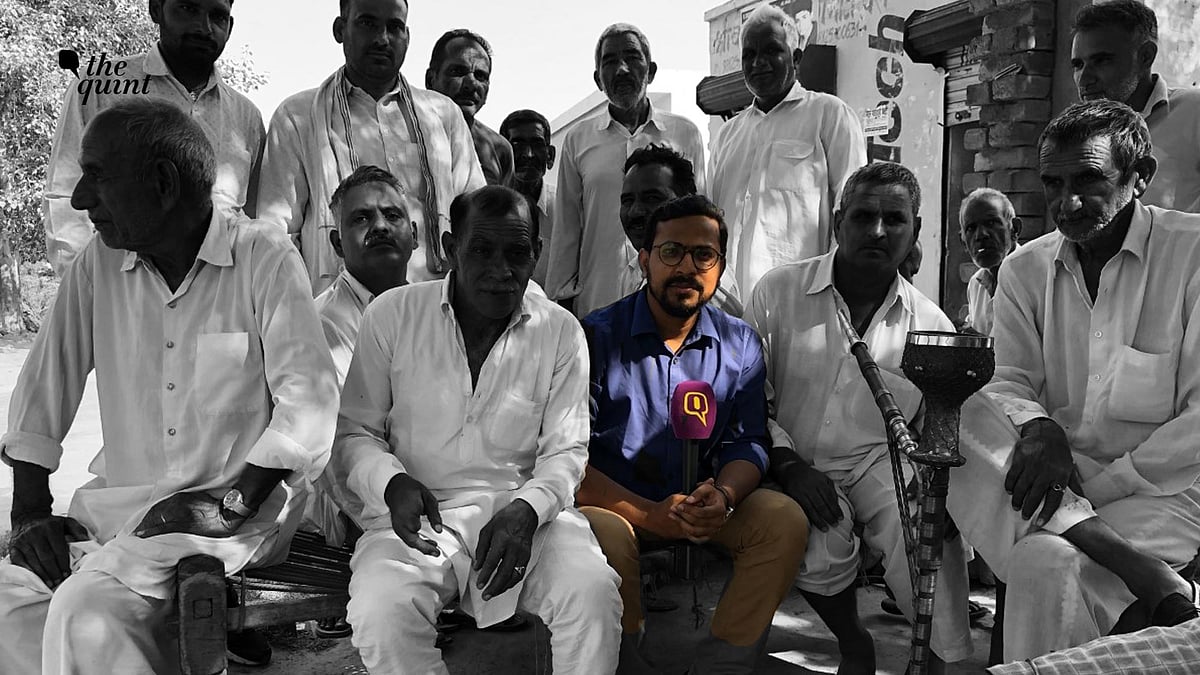 A chaupal with the ‘taaus’ (senior citizens) of Fatehabad, Haryana.