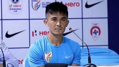 File photo of Sunil Chhetri.