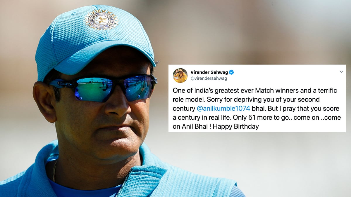 Wishes poured in from the cricket fraternity for Anil Kumble on his 49th Birthday.