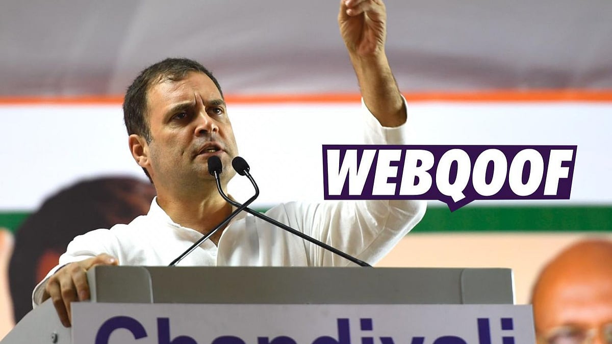 Rahul Gandhi addressed a public rally in Latur.&nbsp;