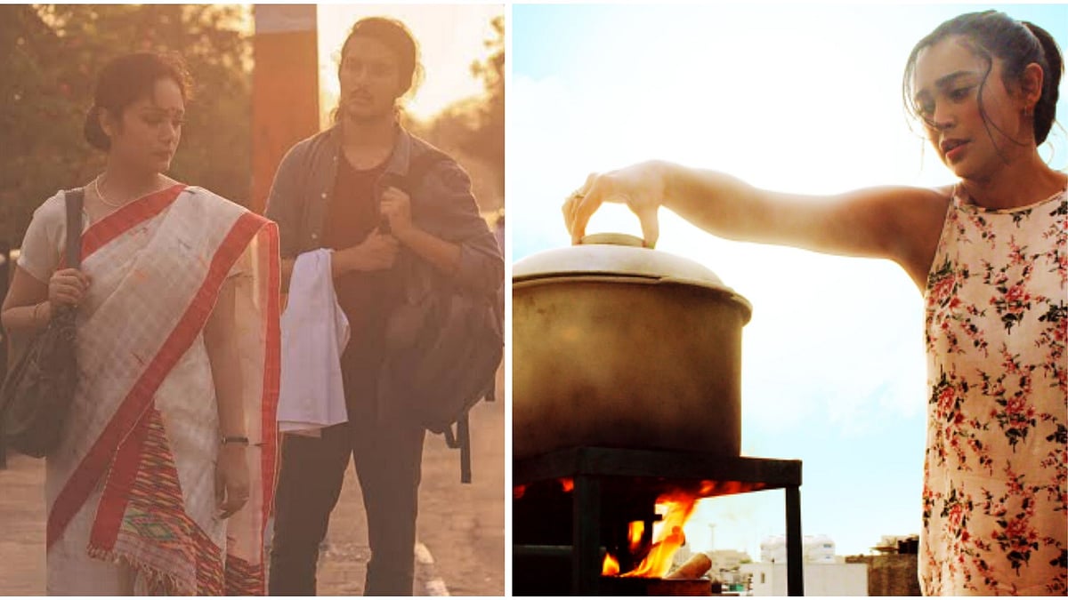 Stills from <i>Axone</i> and <i>Aamis</i>.