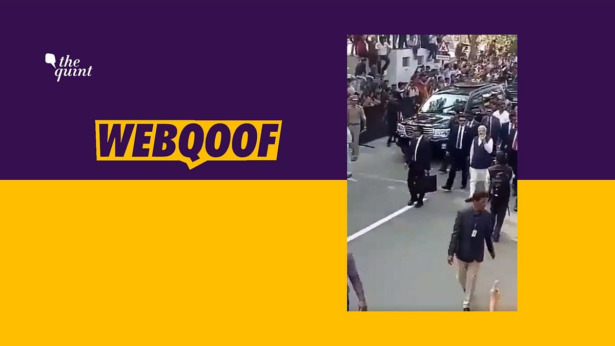 Screenshot of the viral video. 