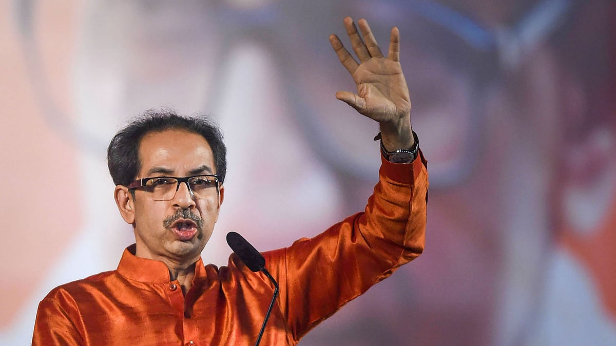 File image of Shiv Sena President Uddhav Thackeray.