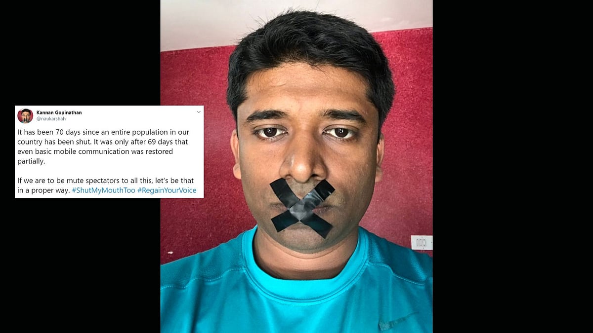 “It has been 70 days since an entire population in our country has been shut,” Kannan Gopinathan said.&nbsp;